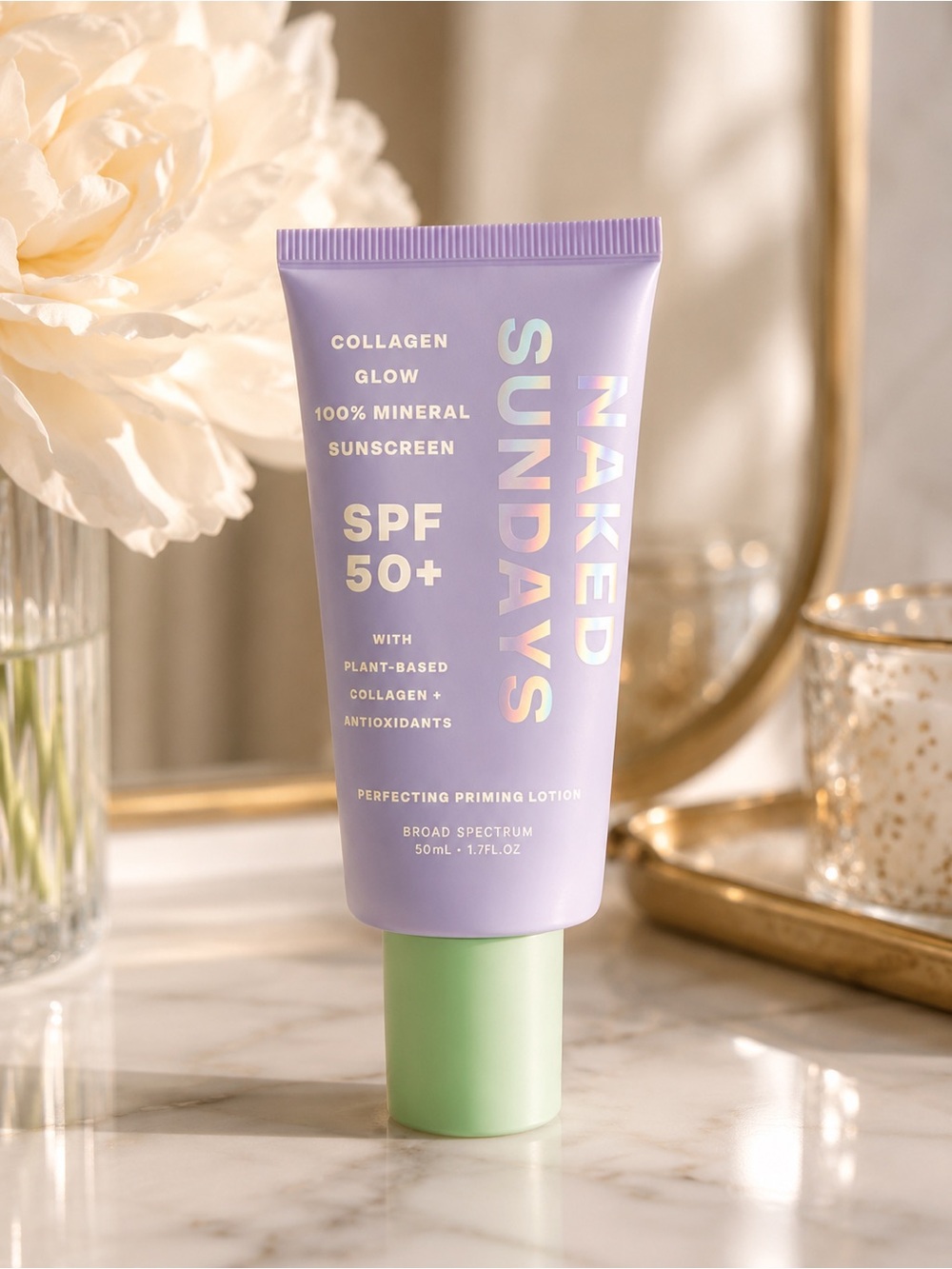 Naked Sundays Collagen Glow SPF 50+ Mineral Sunscreen - New